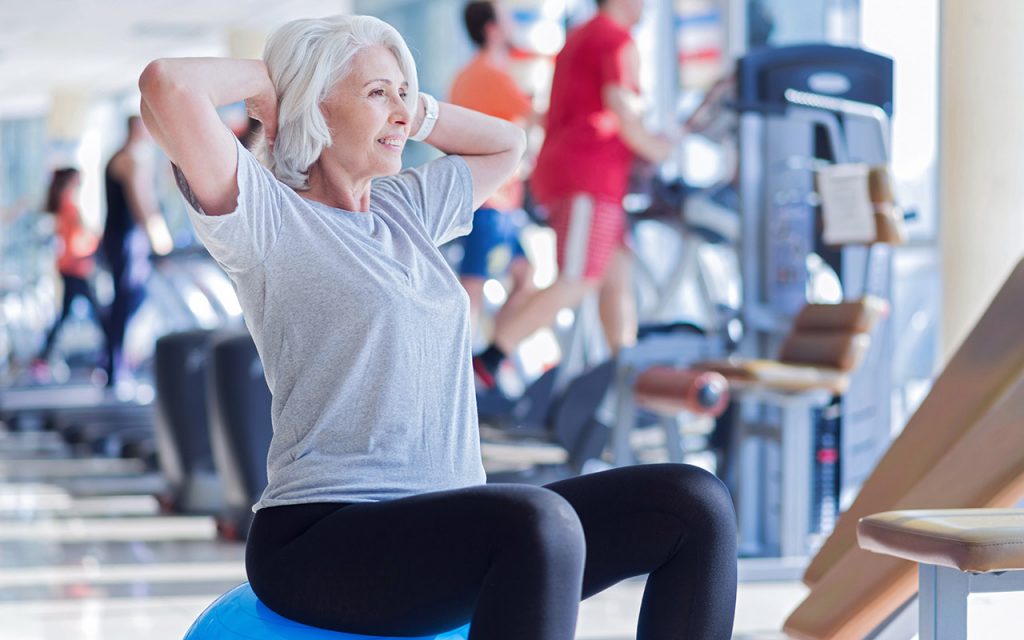 Women exercising osteoporosis benefits