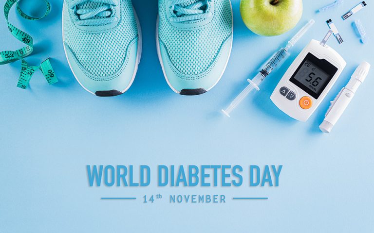 Diabetes and healthy lifestyle including exercise
