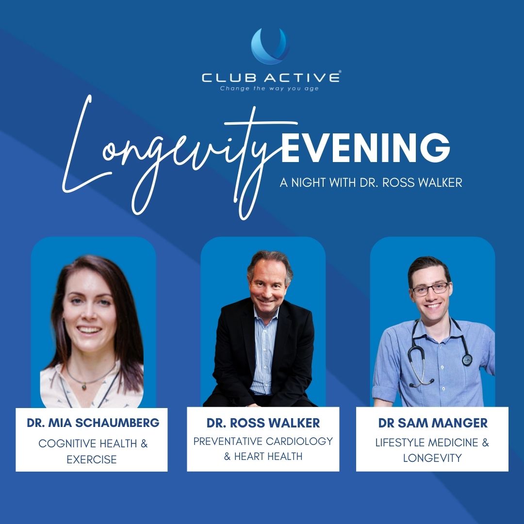 CLUB ACTIVE: Longevity evening - a night with ross walker